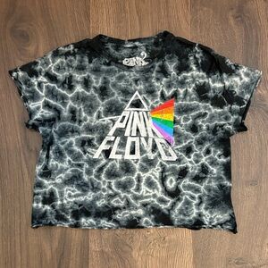 Original Retro Brand Black Tie-Dye Pink Floyd Youth T-Shirt XL